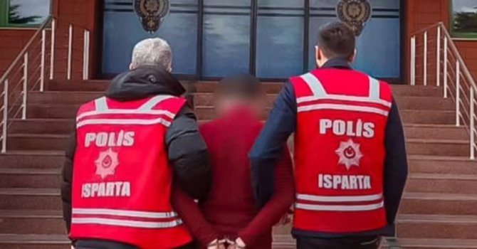 Isparta’da 6 yıl 8 ay hapis cezalı aranan şahıs yakalandı