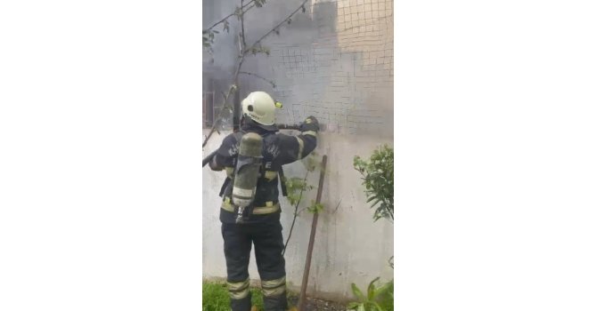 Kahramanmaraş’ta ev yangını ekiplerin müdahalesiyle söndürüldü