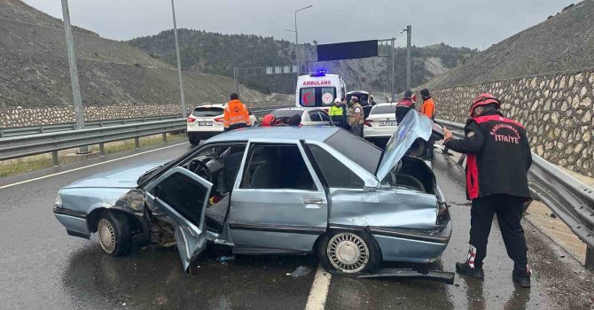 Kahramanmaraş’ta peş peşe kazalar meydana geldi: 3 yaralı