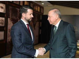 Cumhurbaşkanı Erdoğan, Karadağ Cumhurbaşkanı Milatoviç ile görüştü