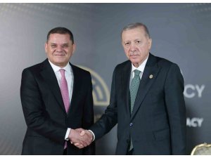 Cumhurbaşkanı Erdoğan, Libya Başbakanı Dibeybe ile görüştü