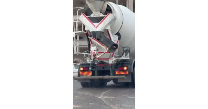 Kahramanmaraş’ta beton mikserine 152 bin lira ceza