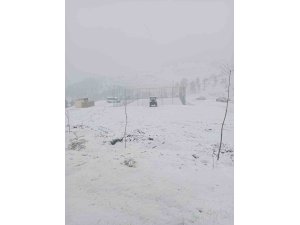 Adana’da yüksek kesimlerinde kar yağışı