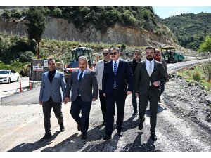 Yayla mevsimi öncesi, Zorkun Yaylası yolunda bakım çalışması başladı