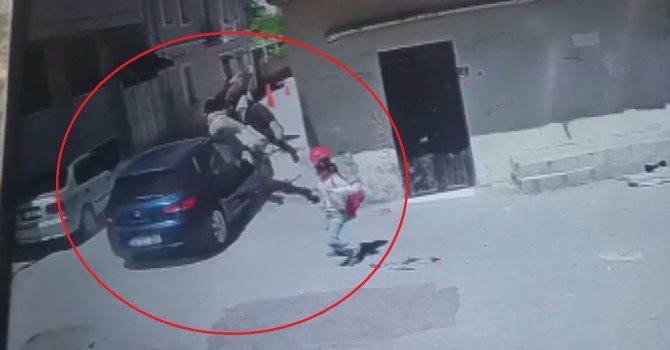 Hatay’daki feci kazada ölümden kıl payı kurtulan küçük kızın o anları kamerada