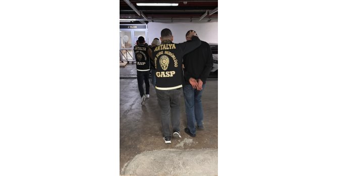 Antalya’da son 1 haftada 238 şahıs tutuklandı