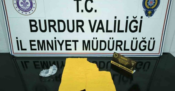 Burdur’da uyuşturucu operasyonunda 1 şüpheli tutuklandı