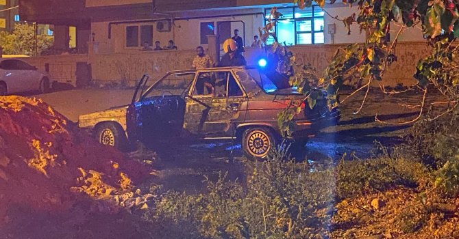 Otomobilin LPG tankı bomba gibi patladı