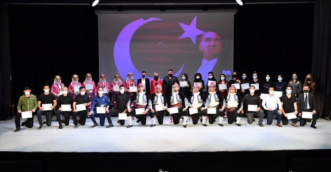 Konyaaltı Belediyesi Halk Oyunları ekibi hazır