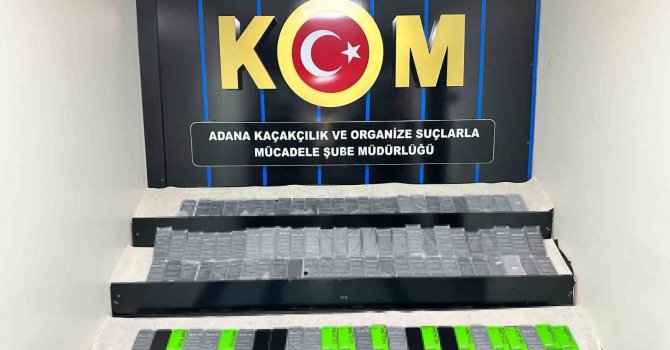 Adana’da 5 milyon TL değerinde kaçak telefon ele geçirildi