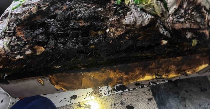 Elektrikli ısıtıcı yangına neden oldu