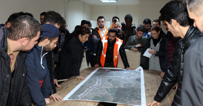 Üniversite öğrencilerden  raylı sisteme teknik gezi