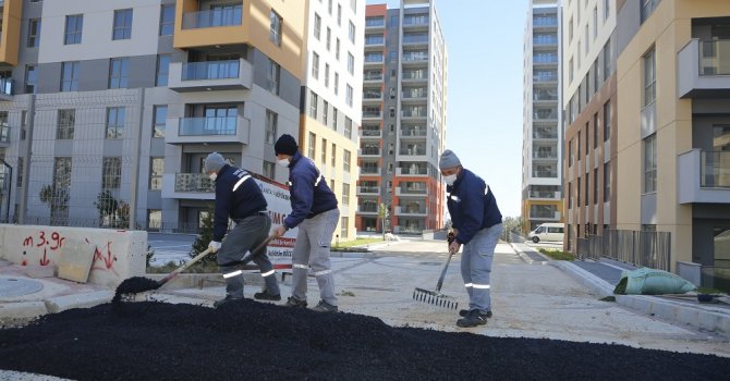 Kepez-Santral’de asfalt çalışmaları sürüyor