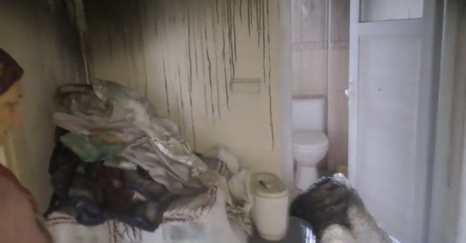 Osmaniye’de ev yangınını itfaiye söndürdü