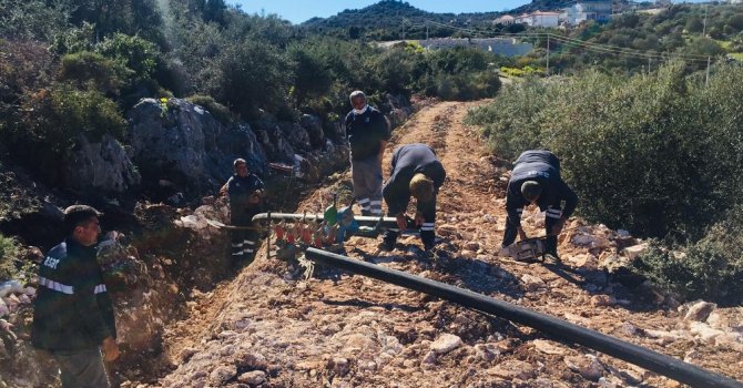 Demre Karabucak’ta içme suyu çalışması