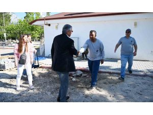 Başkan Topaloğlu ilçe genelindeki çalışmaları denetledi