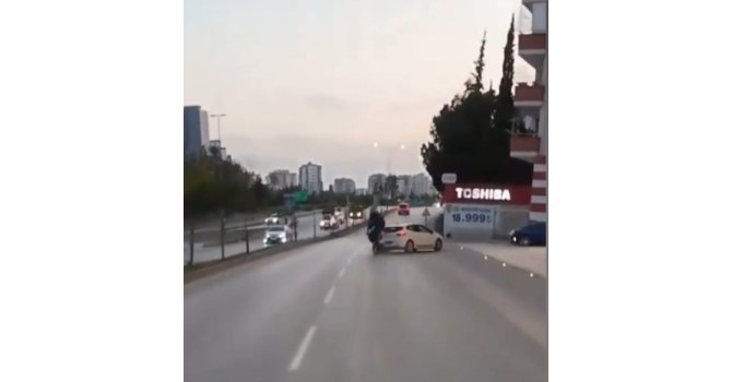 Kaza anı kask kamerasında