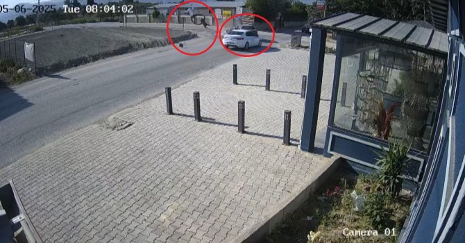 Kazada metrelerce havaya uçtular