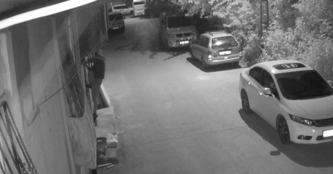 Duvara tırmanıp kablo çalan şüpheli tutuklandı