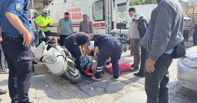 Gazipaşa’da ters yön ihlali kazaya neden oldu: 1 yaralı