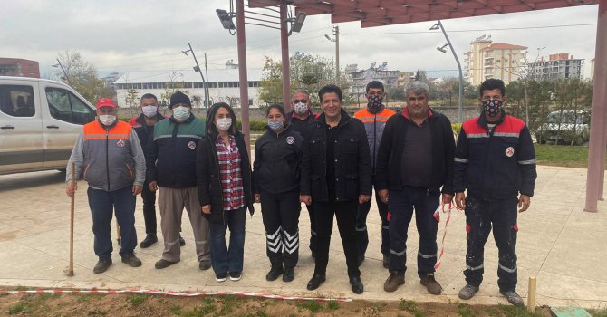 Başkan Genç Çalışmaları yerinde inceledi