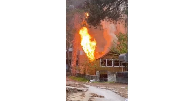 Osmaniye’de yayla evlerinde çıkan yangın paniğe neden oldu