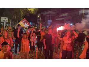 Osmaniye’de Galatasaray’ın şampiyonluk coşkusu zirve yaptı