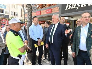 Isparta’da en yoğun caddede yaya geçitlerine ışıklı geçiş kurulacak