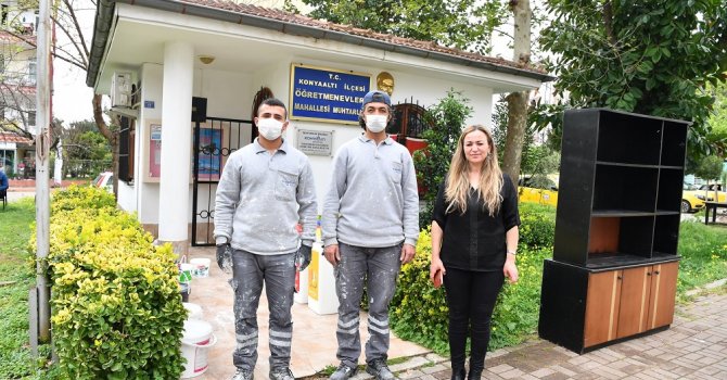 Konyaaltı Belediyesi, muhtarlıkları elden geçiriyor