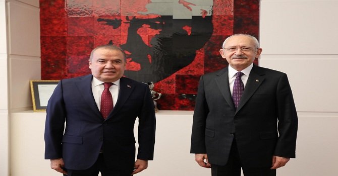 Başkan Muhittin Böcek Kılıçdaroğlu’nu ziyaret etti