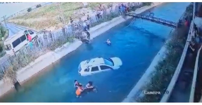 Sulama kanalında can pazarı