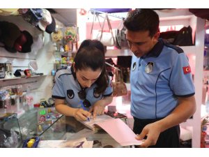 Büyükşehir’den kaldırım işgallerine denetim