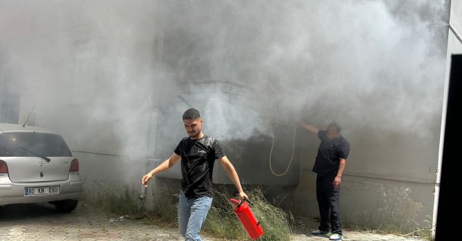 Osmaniye’de evde çıkan yangın paniğe neden oldu