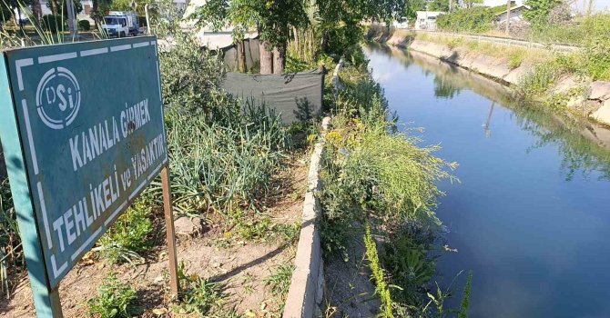 Su kanalında boğulma tehlikesi geçiren çocuğu tüpçü kurtardı