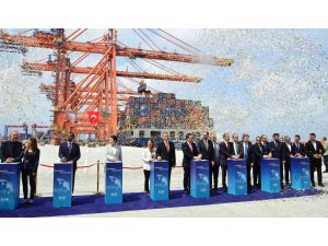 Mersin Limanı’nın genişleme projesinin ilk etabı törenle açıldı