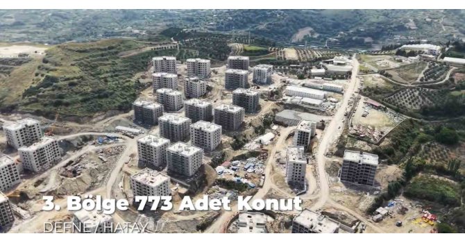 Koçören Mahallesi’nde afet konutları yükseliyor