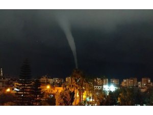 Akdeniz’de gece ve gündüz oluşan hortumlar dikkat çekti