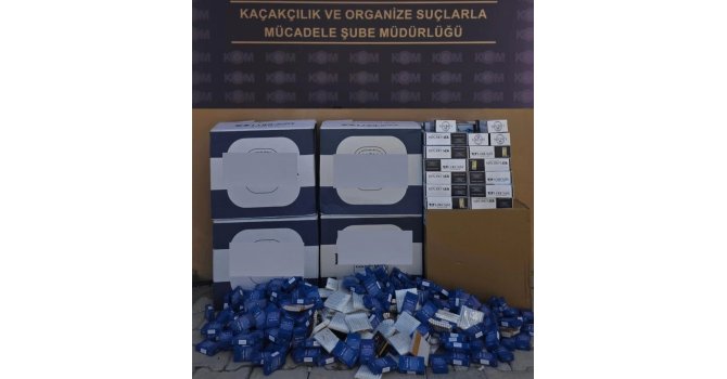Anamur’da 66 bin adet kaçak makaron ele geçirildi