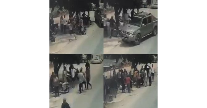 İki farklı olayda araçla insanlara çarptılar: O anlar kamerada