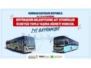 Kahramanmaraş’ta belediye otobüsleri bayramda ücretsiz hizmet verecek