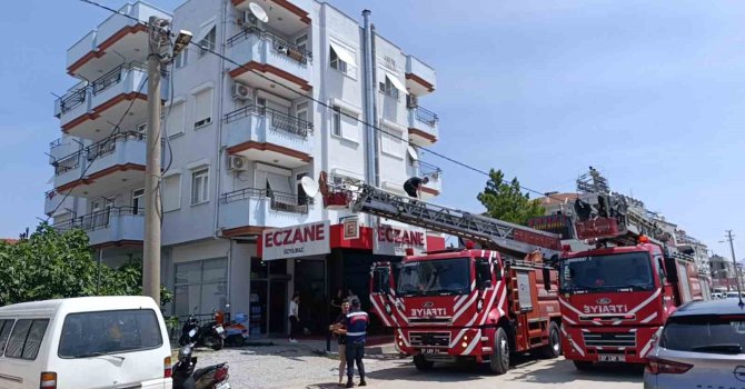 Baca yangını itfaiye ve jandarmayı alarma geçirdi