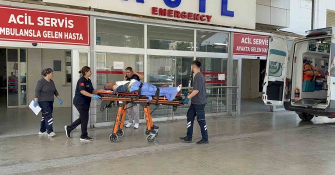 Elektrik akımına kapılan işçi yaralandı