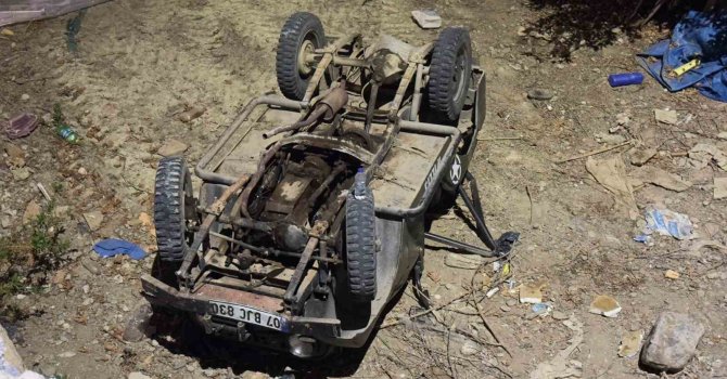 Takla atan cipte bulunan 2 kişi yaralandı