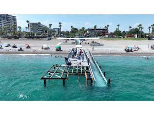 Konyaaltı Engelsiz Plaj yaza hazırlanıyor