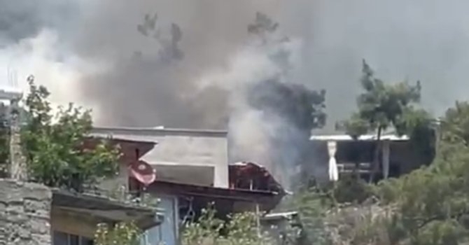 Adana Feke’de ev yangını: Orman ve itfaiye ekipleri söndürdü