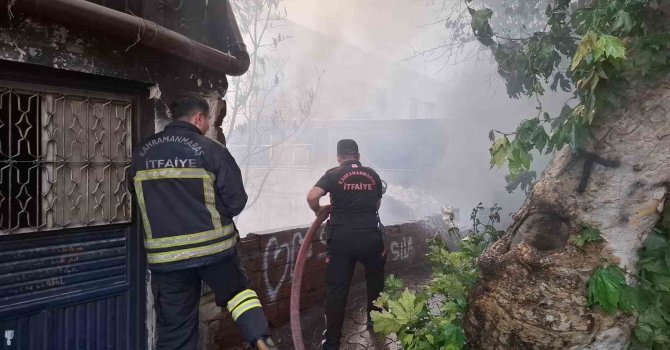 Kahramanmaraş’ta atık yangını