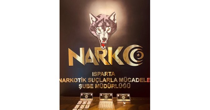 Isparta’da uyuşturucu operasyonlarında 1 kişi tutuklandı, 2 şüpheli gözaltına alındı