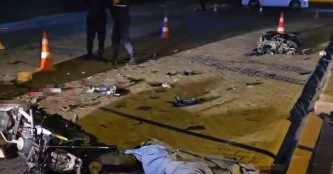 Alanya’da motosikletler çarpıştı: 2 ölü