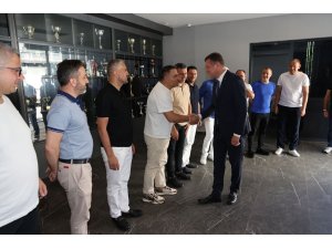 Alanya Kaymakamı’ndan Alanyaspor’a veda ziyareti