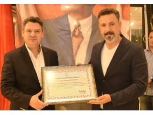 Kaymakam Gökpınar’a Arsuz fahri hemşehrilik beratı verildi